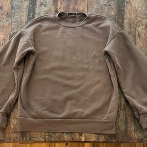 Diamond Leah Crewneck Sweater in Brown